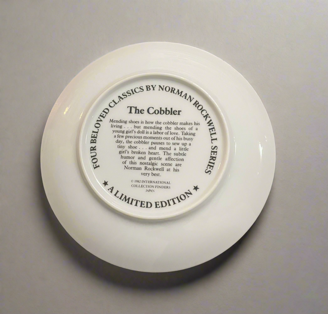 Norman Rockwell Plate Set (4 count)