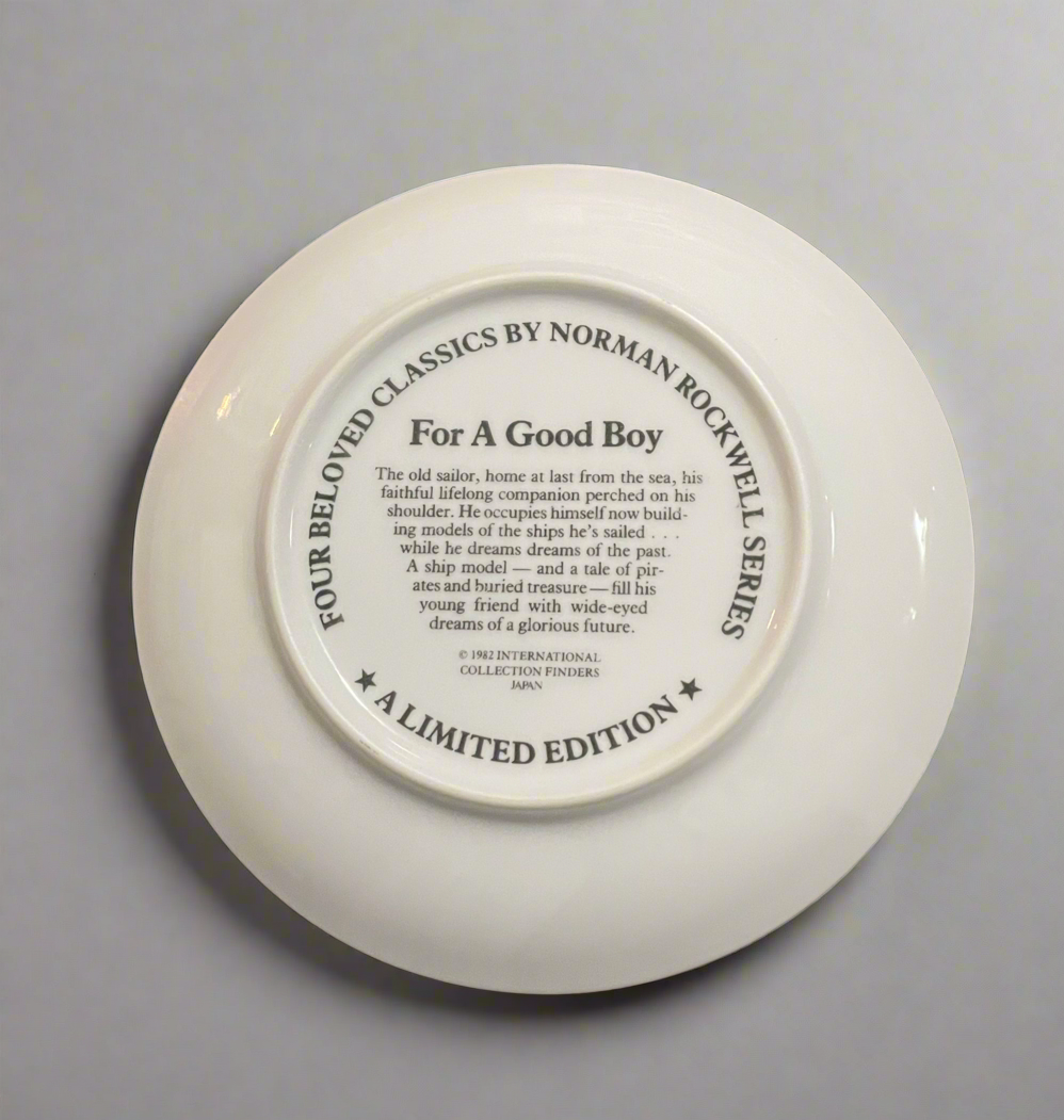 Norman Rockwell Plate Set (4 count)