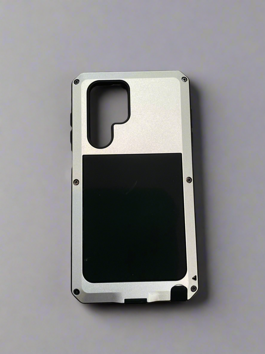 Galaxy S23 Metal Case Full Body Hard Cover Set