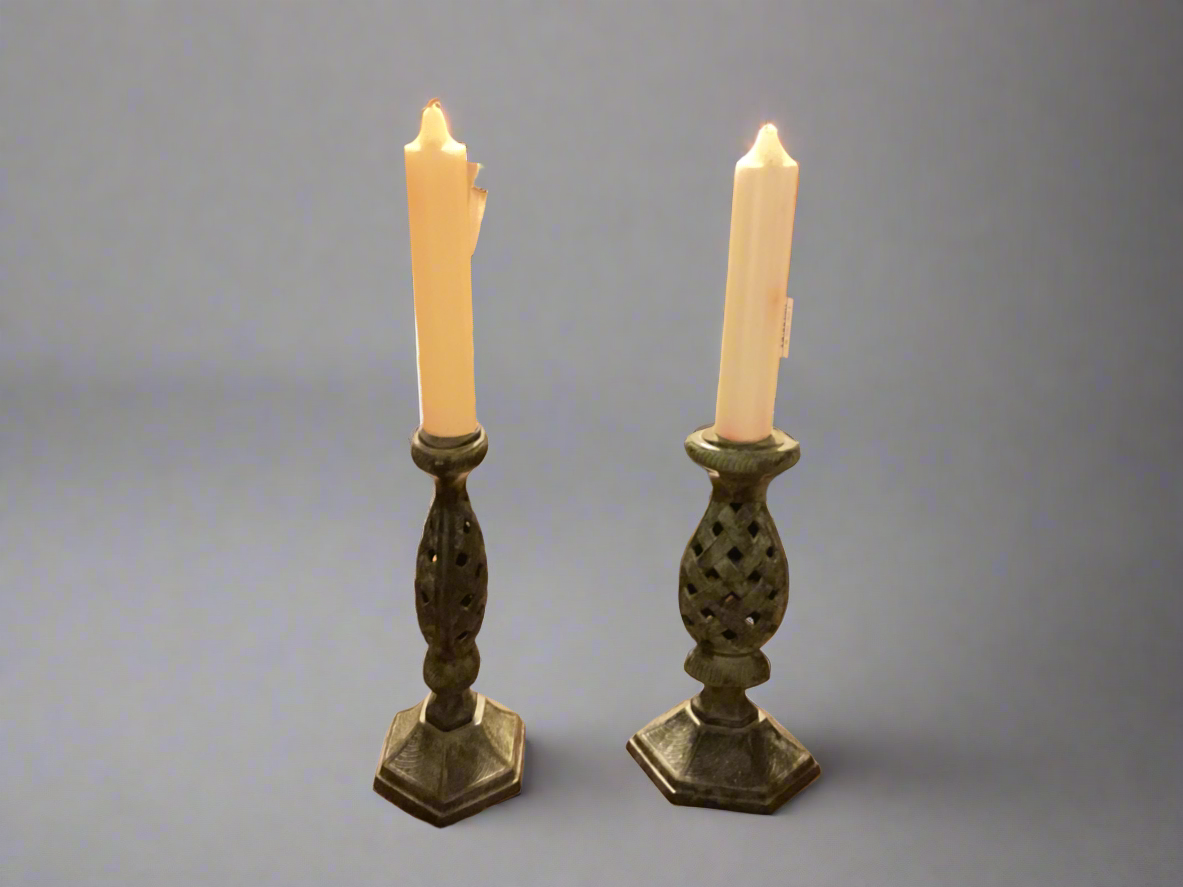 Candle holder Moss Green Set