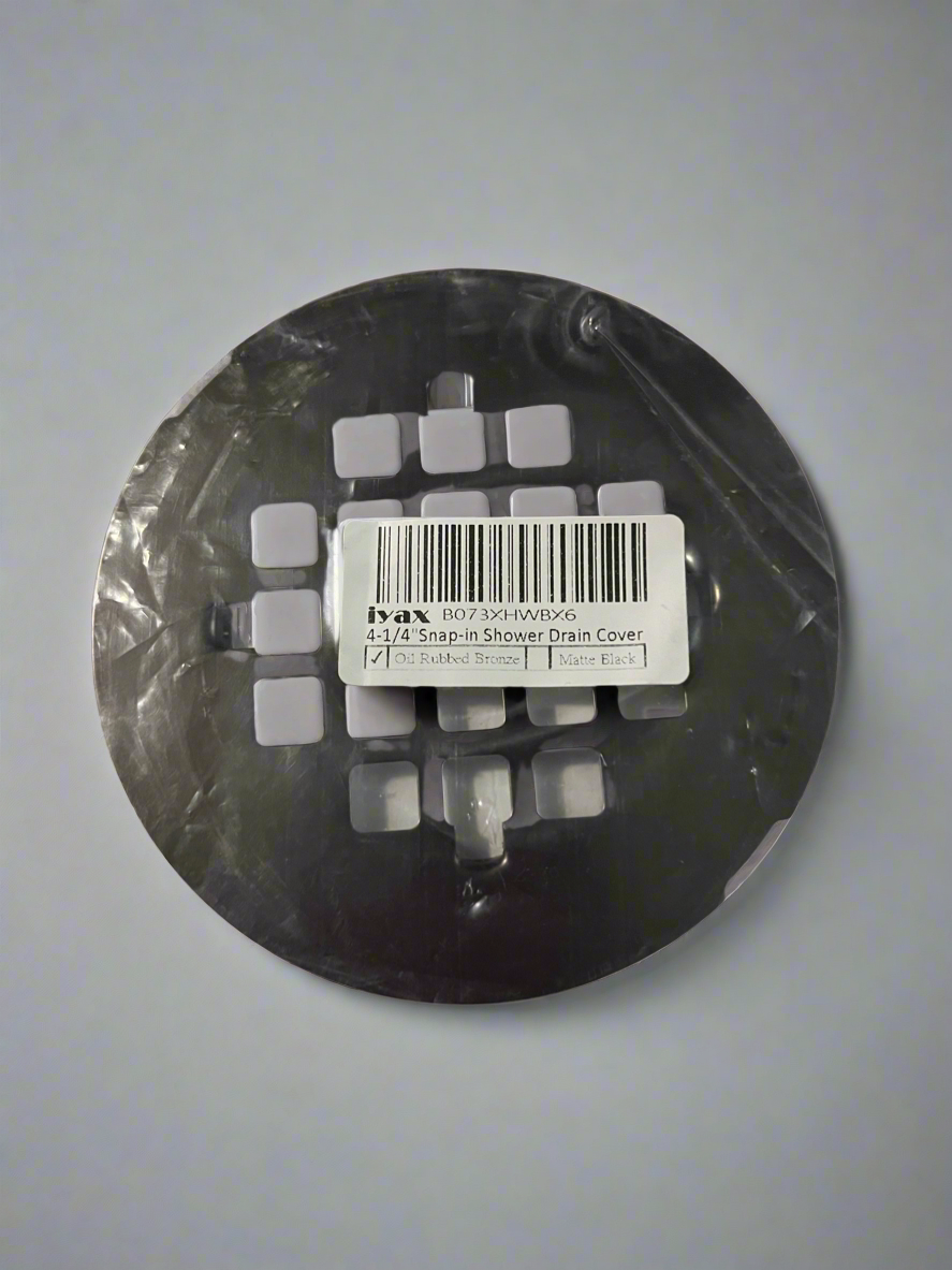 4-1/4” Snap-In Shower Drain Cover