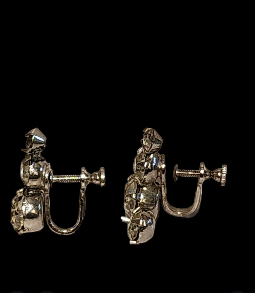 Vintage Rhinestone Earrings