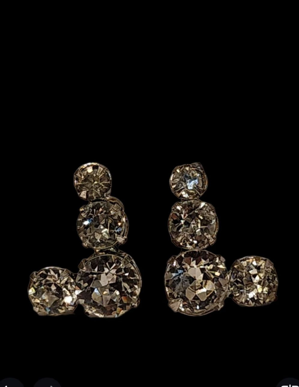 Vintage Rhinestone Earrings