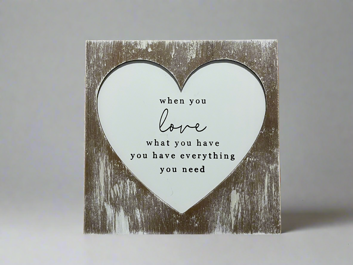Rustic Inspirational Decor