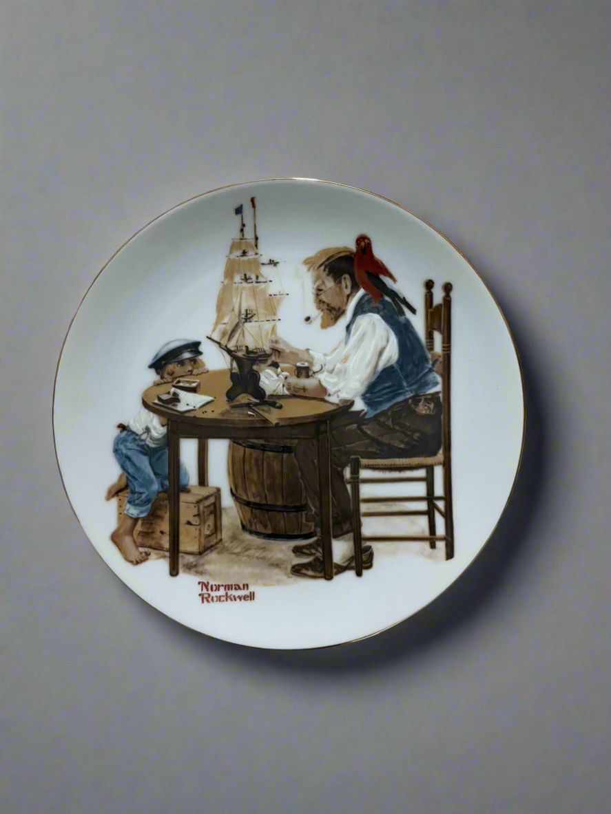 Norman Rockwell Plate Set (4 count)