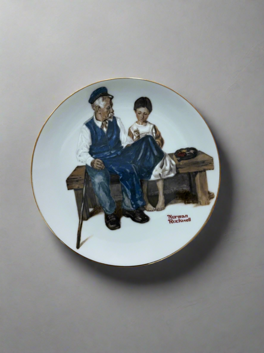 Norman Rockwell Plate Set (4 count)