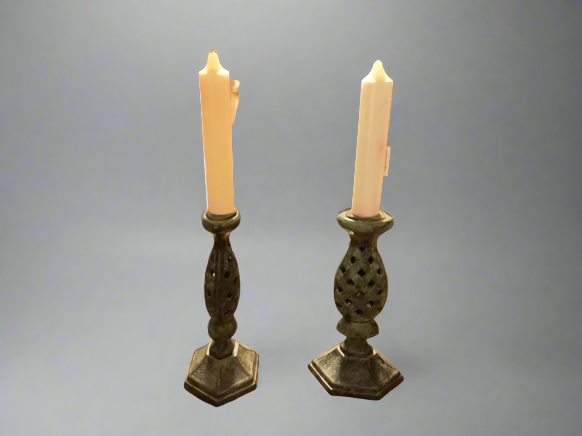 Candle holder Moss Green Set