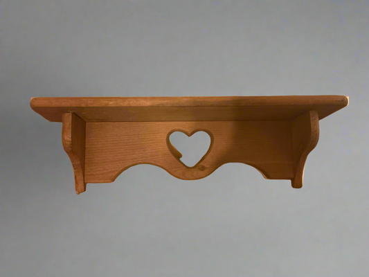 Wood Heart Shelf no peg