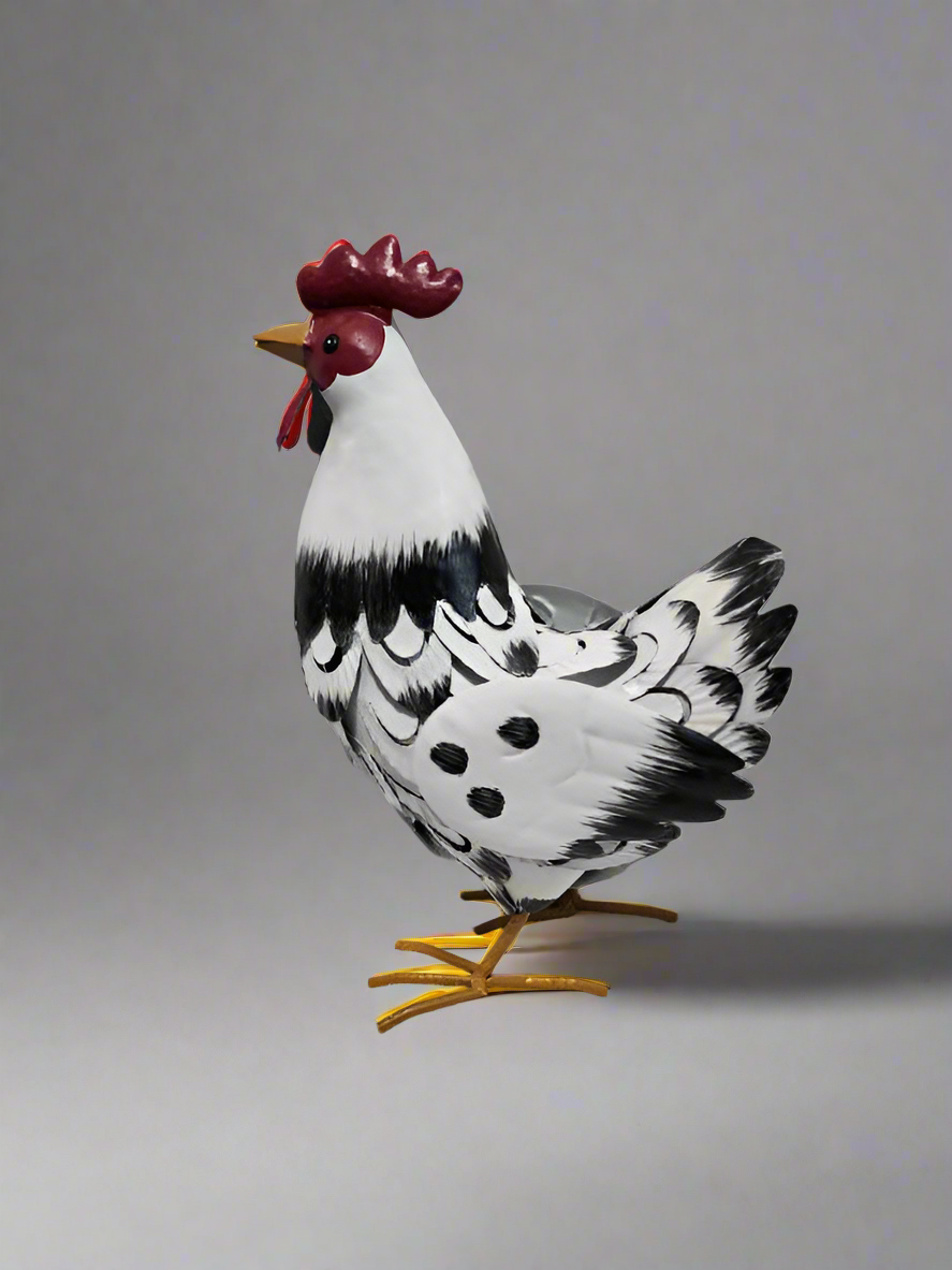 Tin Rooster Decor
