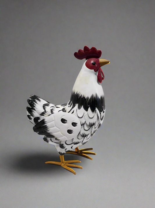 Tin Rooster Decor
