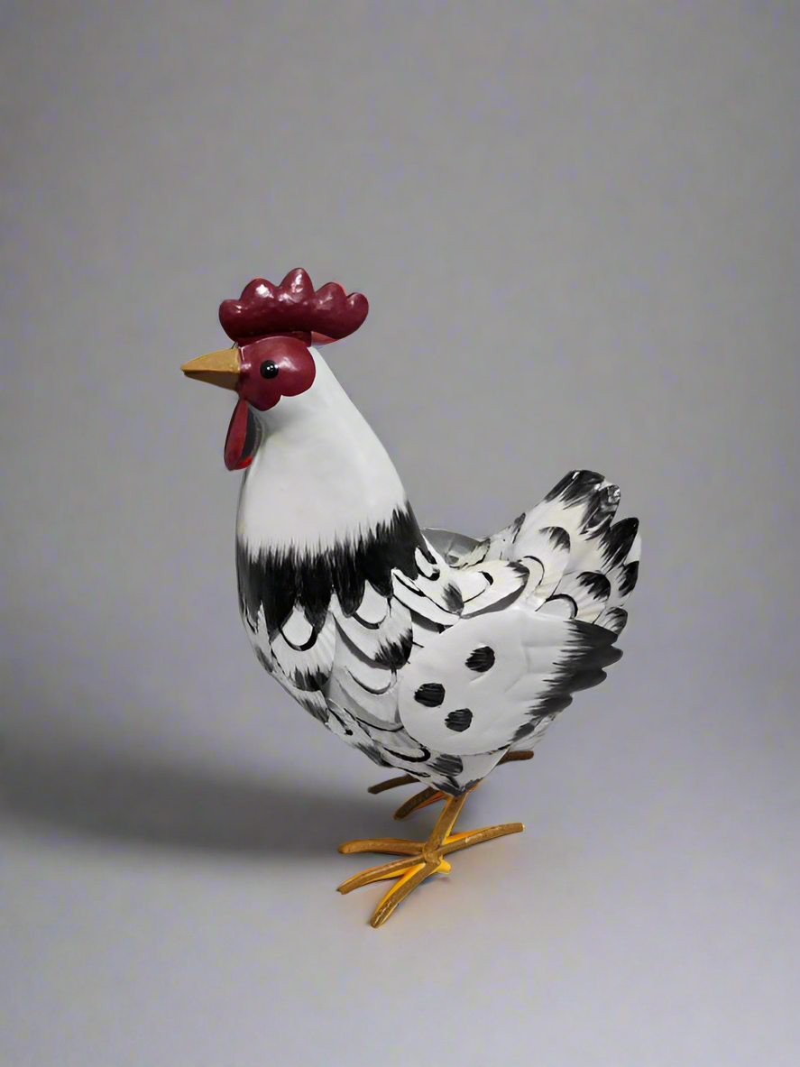 Tin Rooster Decor