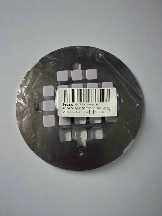 4-1/4” Snap-In Shower Drain Cover