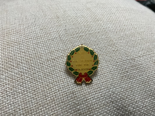 Jesus Is The Reason For The Season Lapel Pin