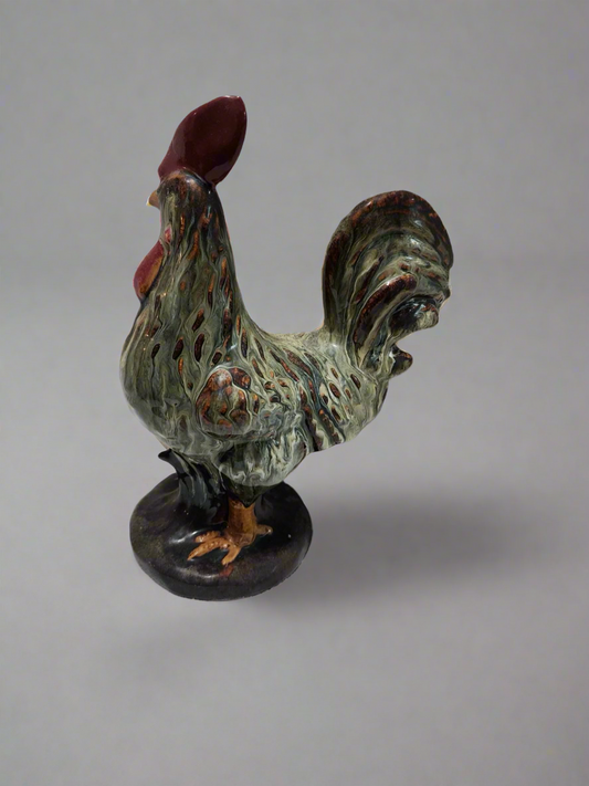 Vintage Porcelain Rooster Figurine