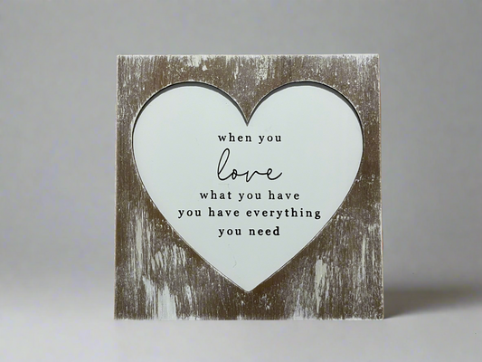 Rustic Inspirational Decor