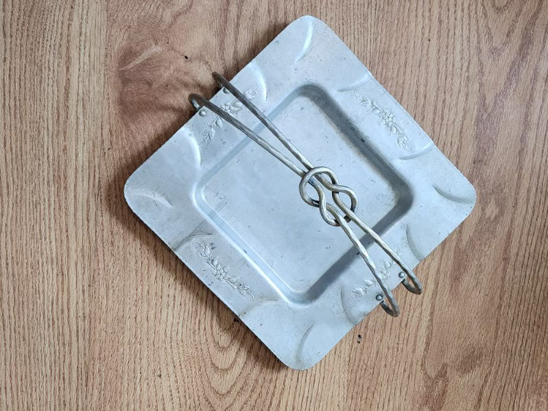 Hammered Aluminum Serving Trey