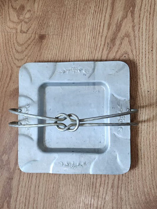 Hammered Aluminum Serving Trey