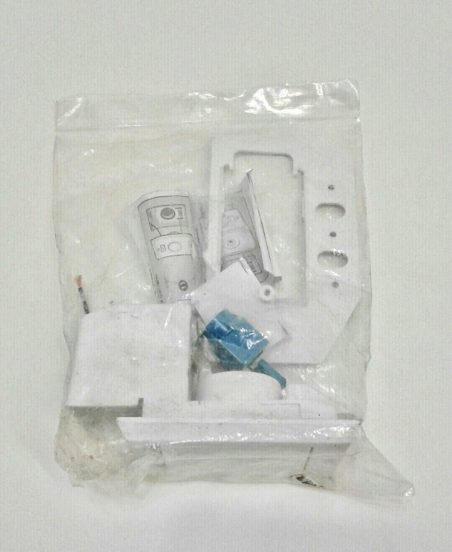 Vaculine Super Valve Reversible Flange White 120V with Vaculine Valve White Trim Plate