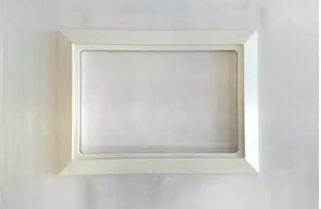 Vaculine Super Valve Reversible Flange White 120V with Vaculine Valve White Trim Plate
